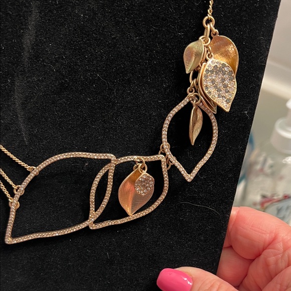 Chloe + Isabel Gold and Silver Leaf Necklace - Picture 2 of 5